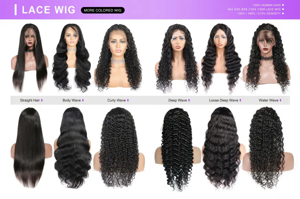  Dejun Hair factory wholesale lace closures, synthetic & human hair mix, straight, wavy, curly textures, 4x4/5x5/6x6 transparent HD lace for bulk order 
