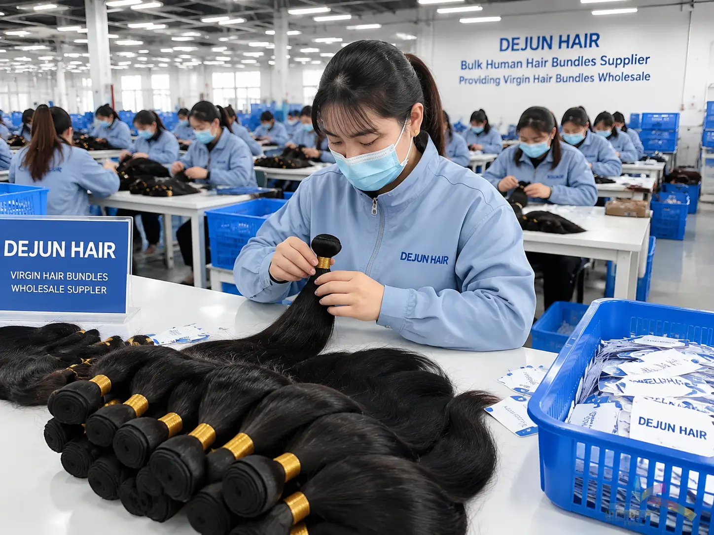 Bulk human hair bundles supplier providing virgin hair bundles wholesale for global distributors and salons