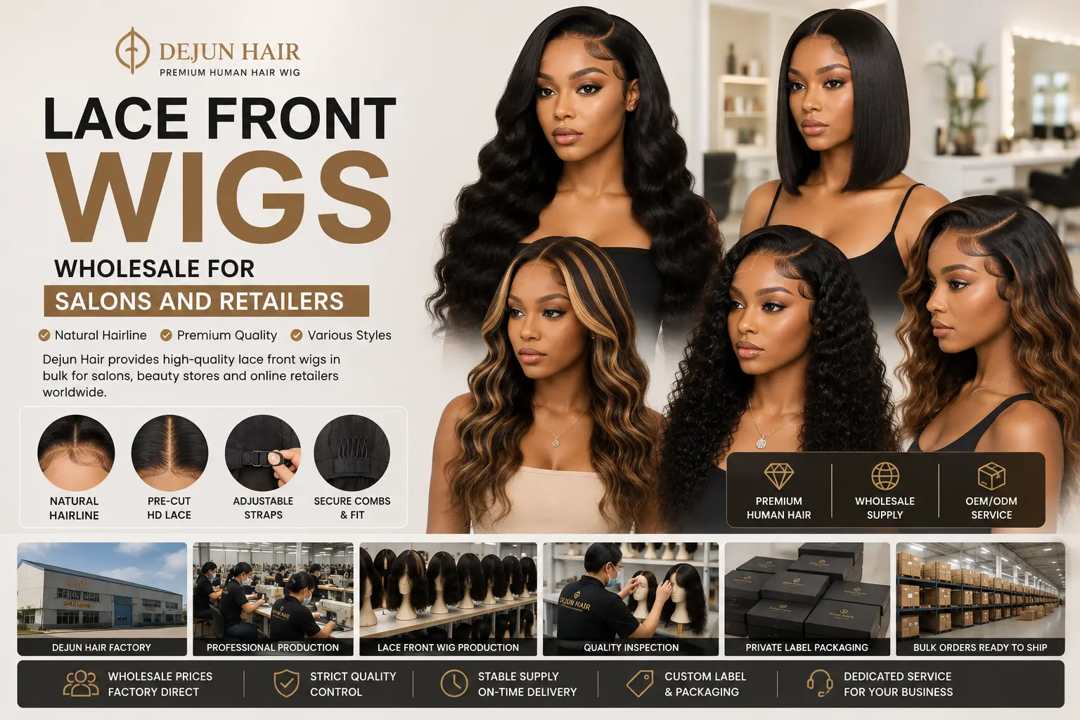 Bob human hair wigs for wholesale buyers in straight, wavy and curly styles