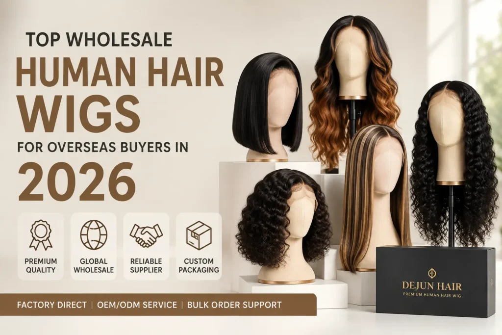 Top wholesale human hair wigs for overseas buyers in 2026