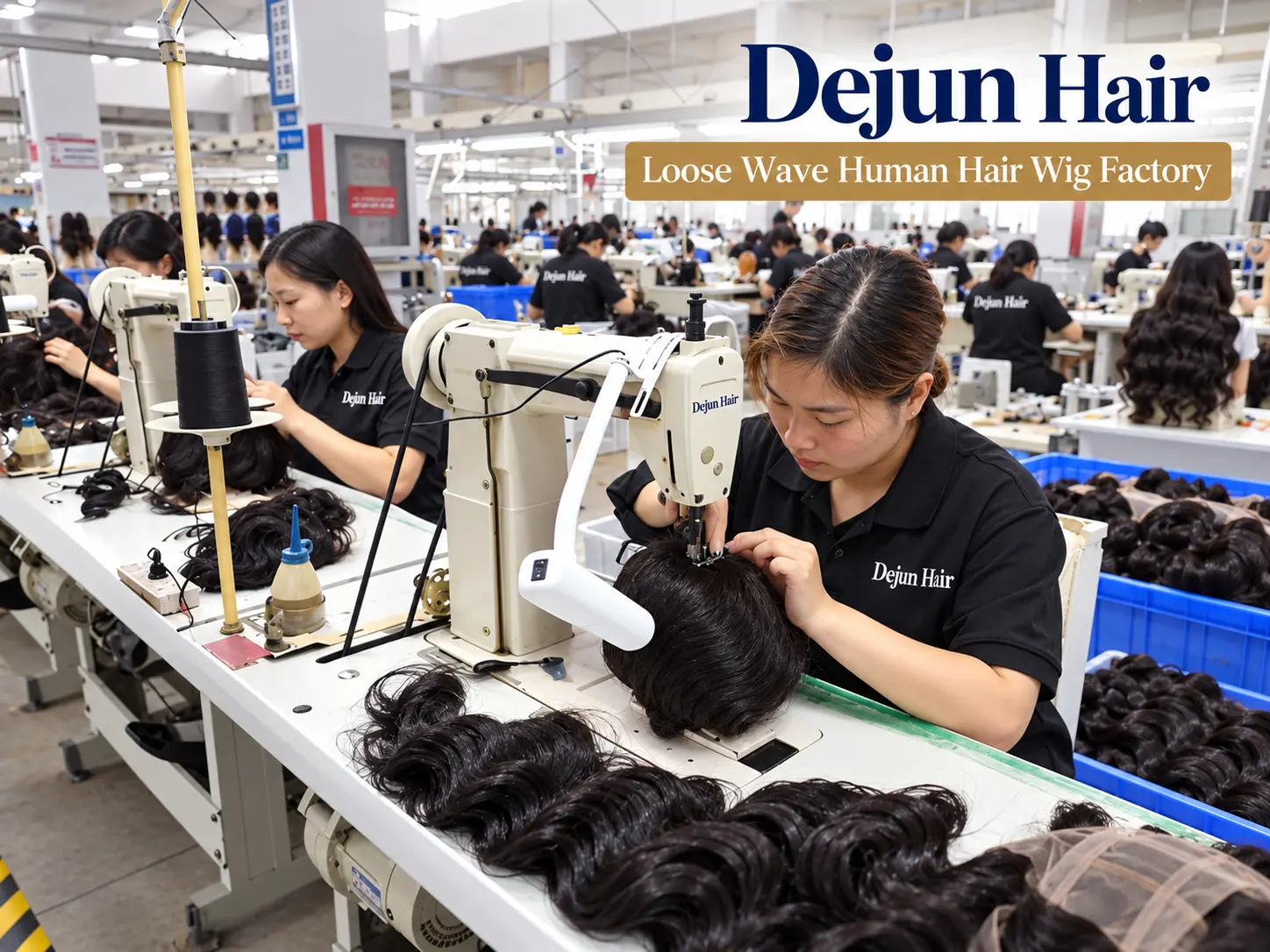 Private label loose wave human hair wigs for hair retailers and wig brands
