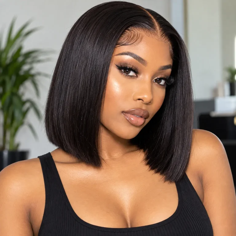 Wholesale 13x4 lace front bob wigs for hair businesses